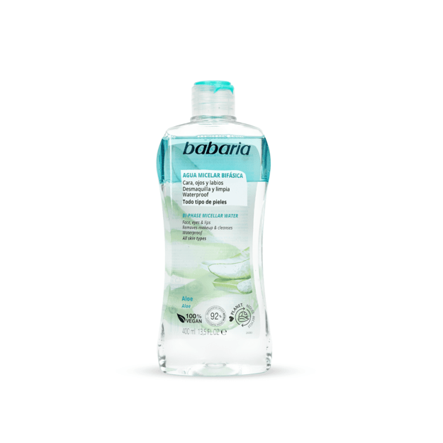 Babaria Dvifazis micelinis vanduo Aloe 400 ml